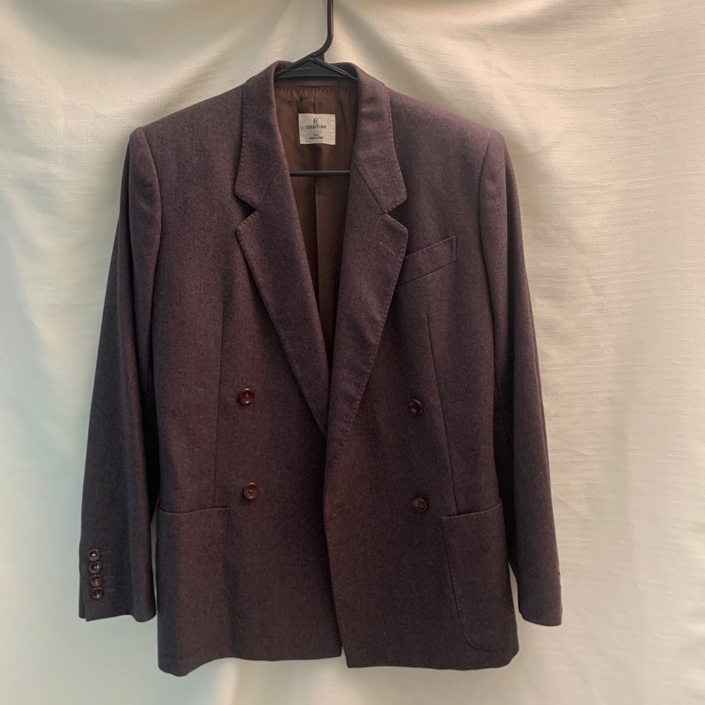 VTG Cerruti 1881 Femme Italy Wool Blazer Sz 36 /sm